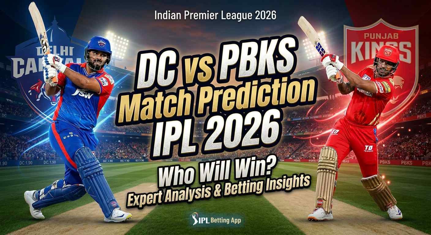DC vs PBKS Match Prediction IPL 2026 on IPL Betting App