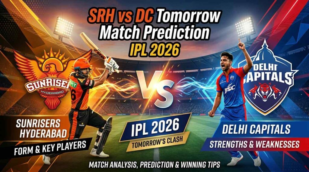 SRH vs DC IPL 2026 Match Prediction