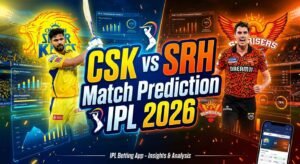 CSK vs SRH Match Prediction IPL 2026, Chepauk Pitch Report & Betting Odds