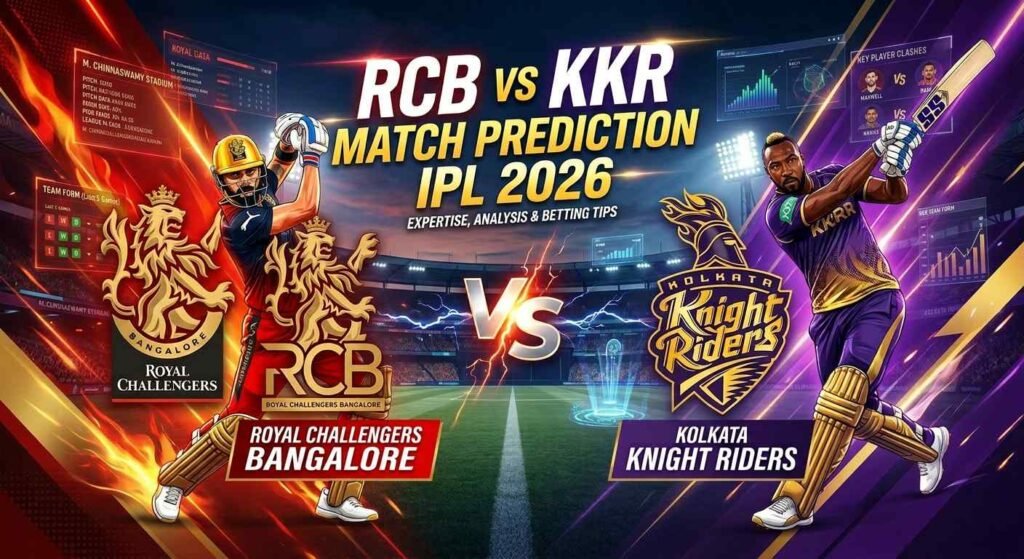 RCB vs KKR Match Prediction IPL 2026