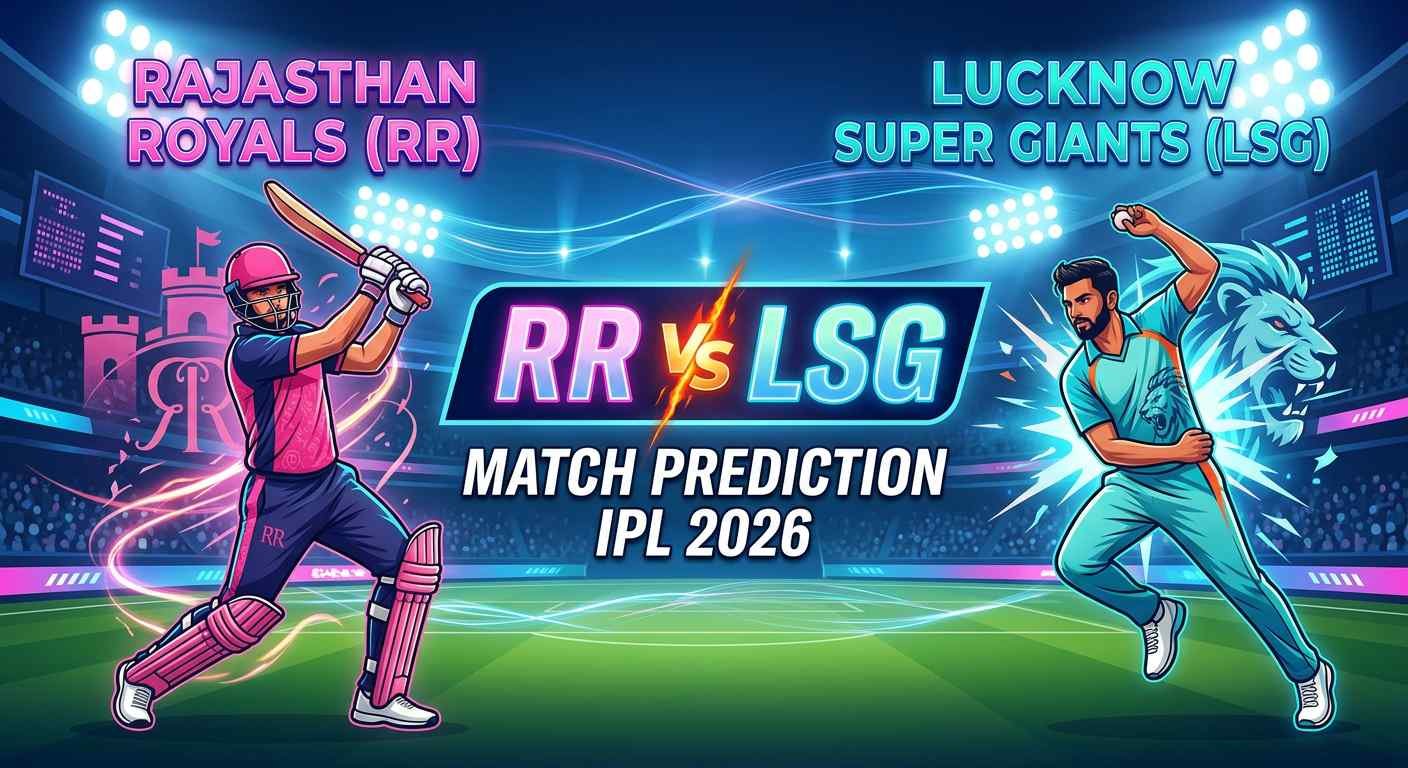 RR vs LSG IPL 2026 Match Prediction