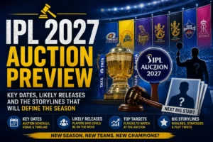 IPL 2027 Auction Preview: Key Dates, Likely Releases and the Storylines That Will Define the Season