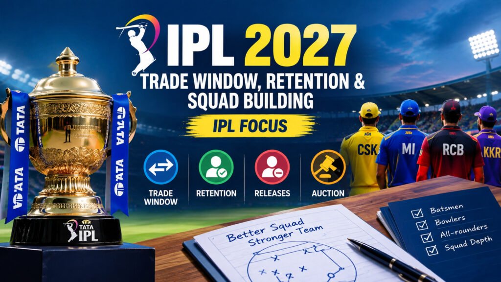 IPL 2027 Trade Window and Squad-Building — IPL Focus 1 IPL 2027 trade window and squad building