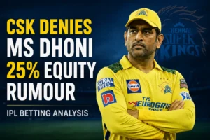 MS Dhoni 25% CSK Stake Controversy Explained: Complete Media Breakdown and Indian Sportsbook Guide